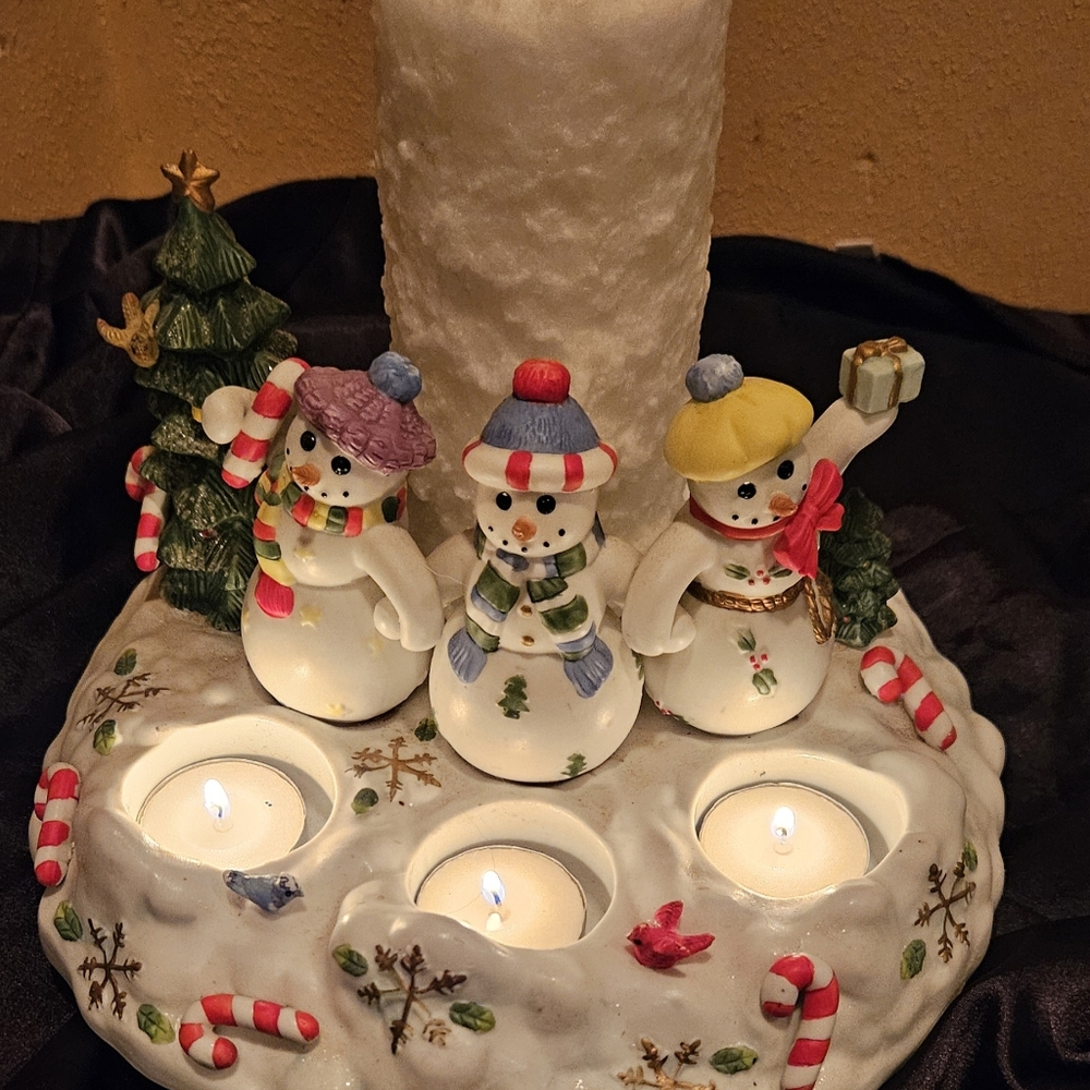 PartyLite Snowball tealight & pillar holder - Picture 4 of 11